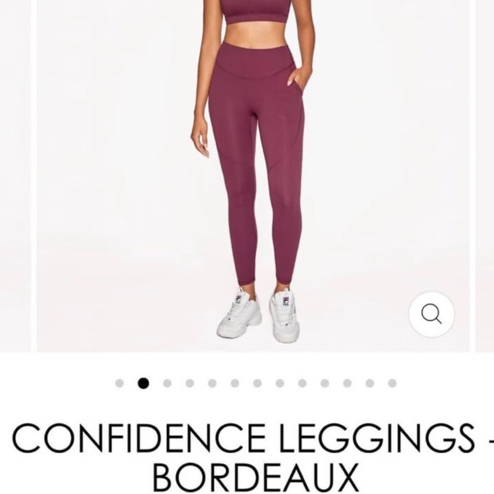 Confidence Bordeaux Leggings - Small